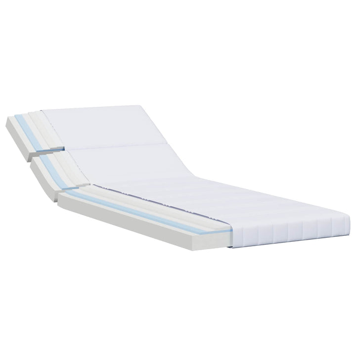 Utbyggbar Skummadrass 80 X 200 Cm Vit