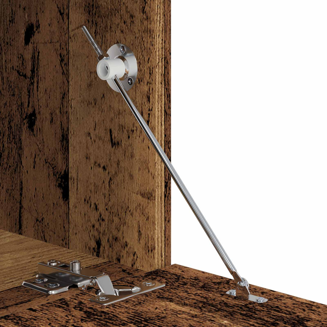 Tv-Bänkset 10 Pcs Gammalt Trä 30,5 X 30 X 90 Cm Konstruerat Trä