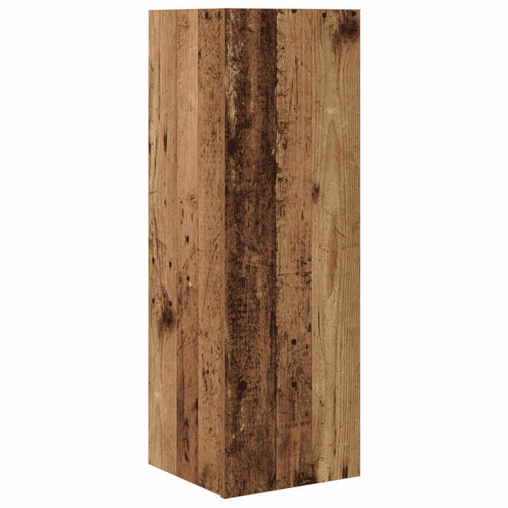Tv-Bänkset 10 Pcs Gammalt Trä 30,5 X 30 X 90 Cm Konstruerat Trä
