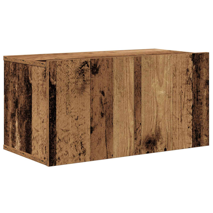 Tv-Bänkset 10 Pcs Gammalt Trä 30,5 X 30 X 90 Cm Konstruerat Trä