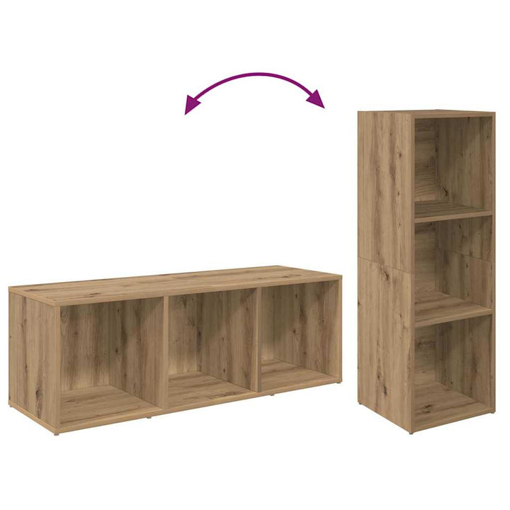 Tv-Bänkset 4 Pcs Artisan Ek Konstruerat Trä