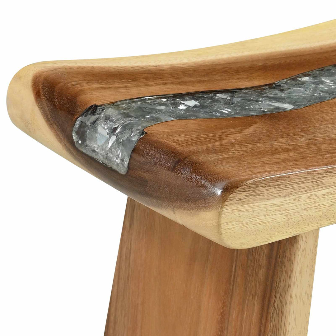 Duschpall Naturfärg 50 X 30 X 44 Cm Massivt Suarträd