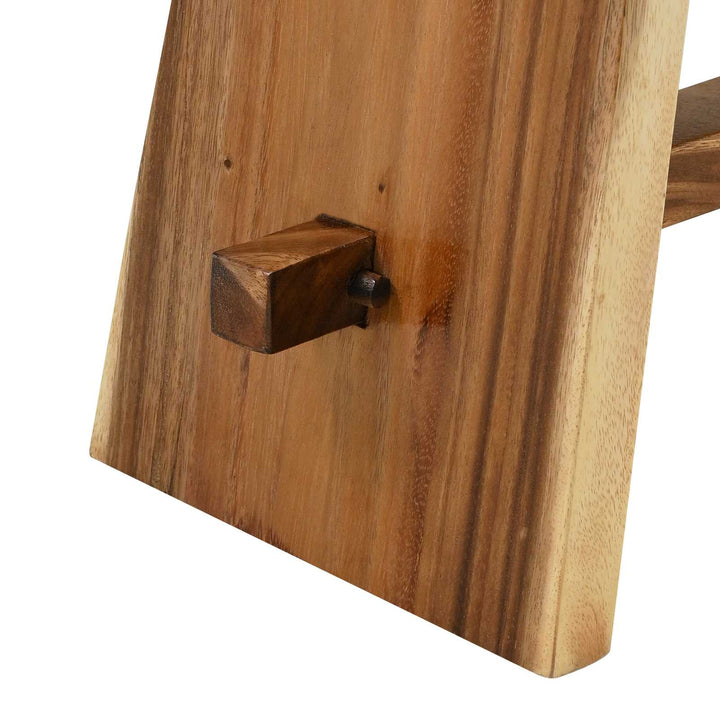 Duschpall Naturfärg 50 X 30 X 44 Cm Massivt Suarträd