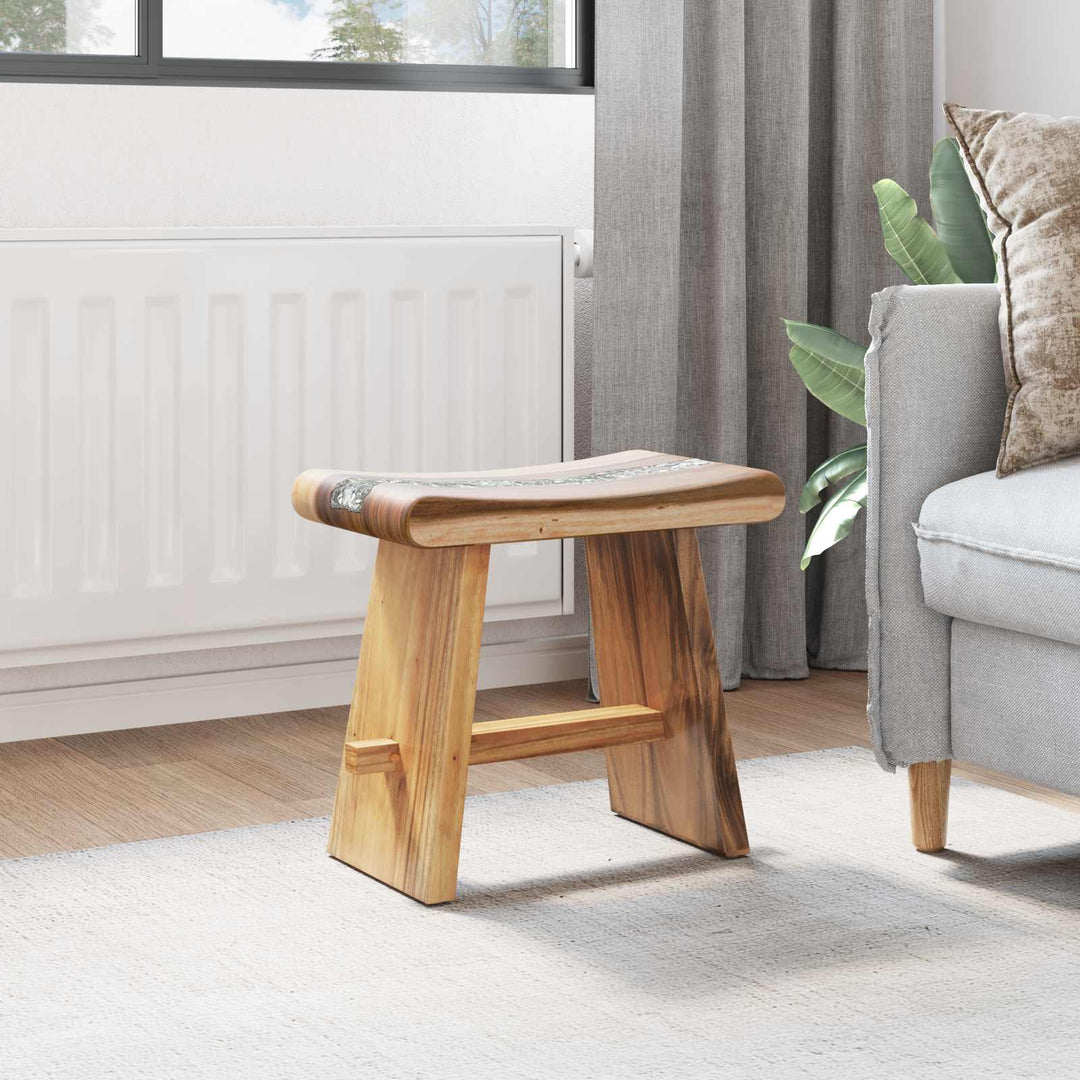 Duschpall Naturfärg 50 X 30 X 44 Cm Massivt Suarträd