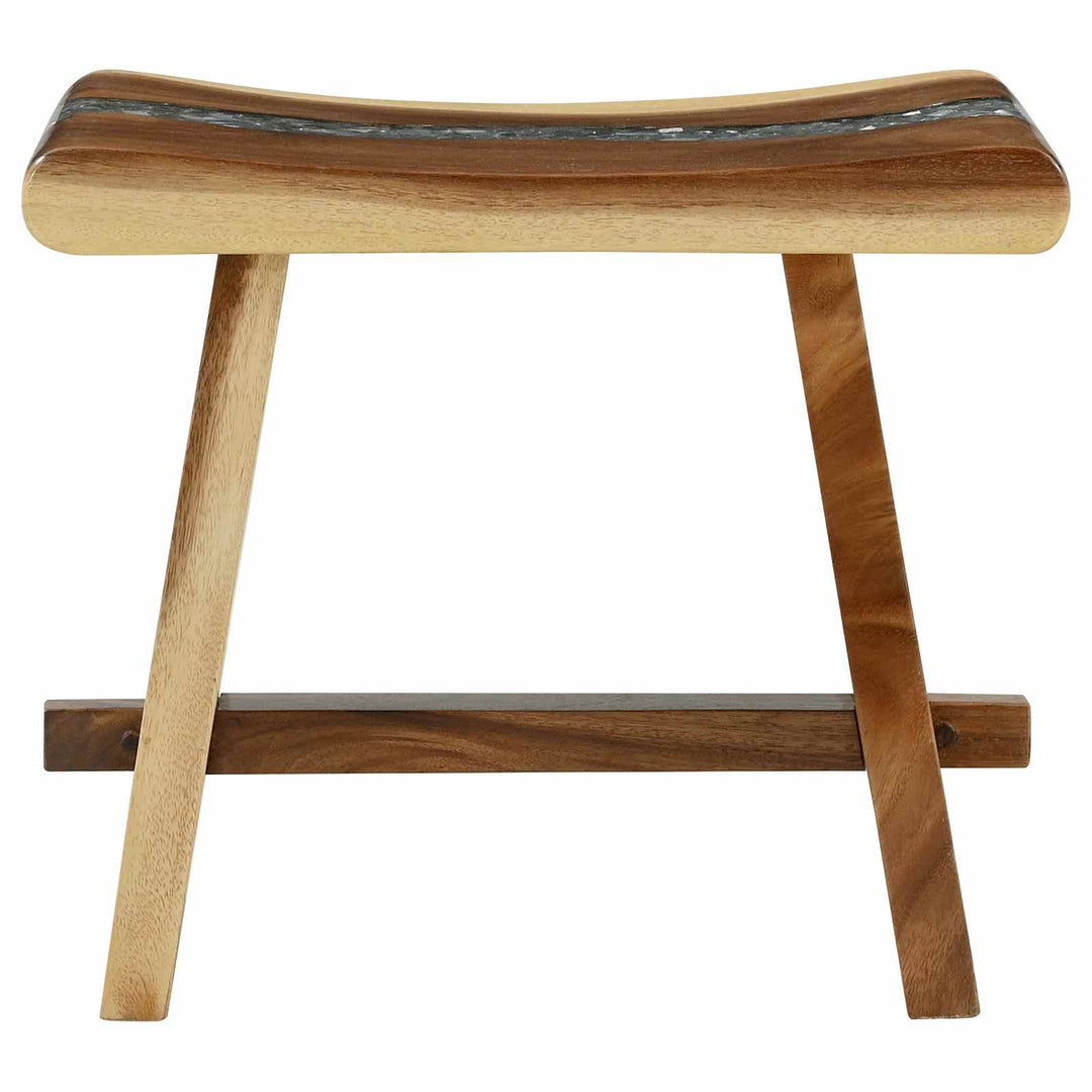 Duschpall Naturfärg 50 X 30 X 44 Cm Massivt Suarträd
