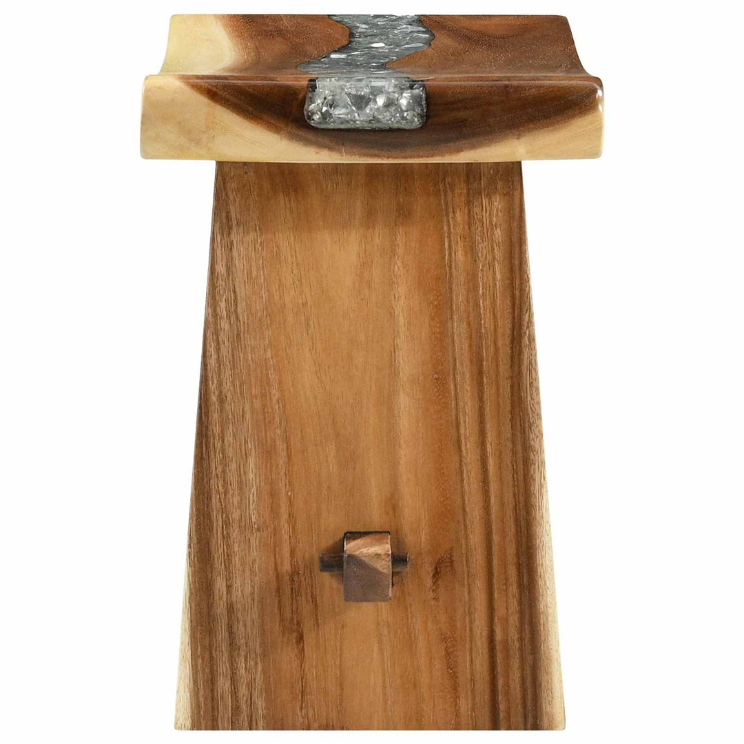 Duschpall Naturfärg 50 X 30 X 44 Cm Massivt Suarträd