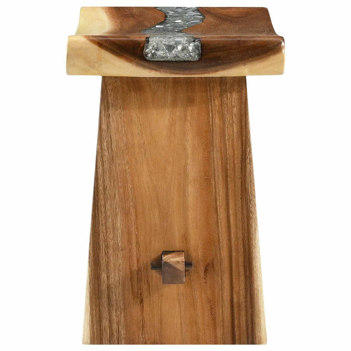 Duschpall Naturfärg 50 X 30 X 44 Cm Massivt Suarträd
