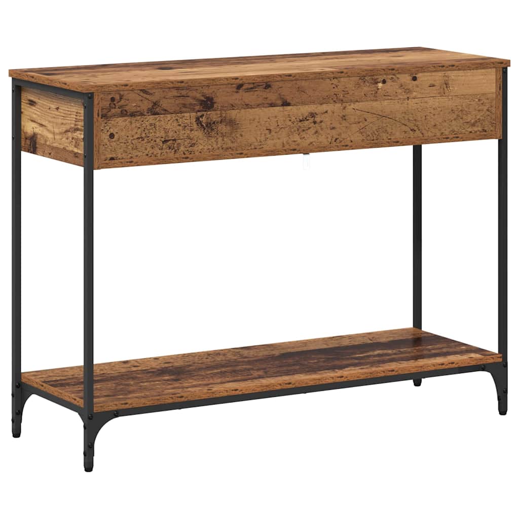 Konsolbord Gammalt Trä 100 X 34.5 X 75 Cm Konstruerat Trä
