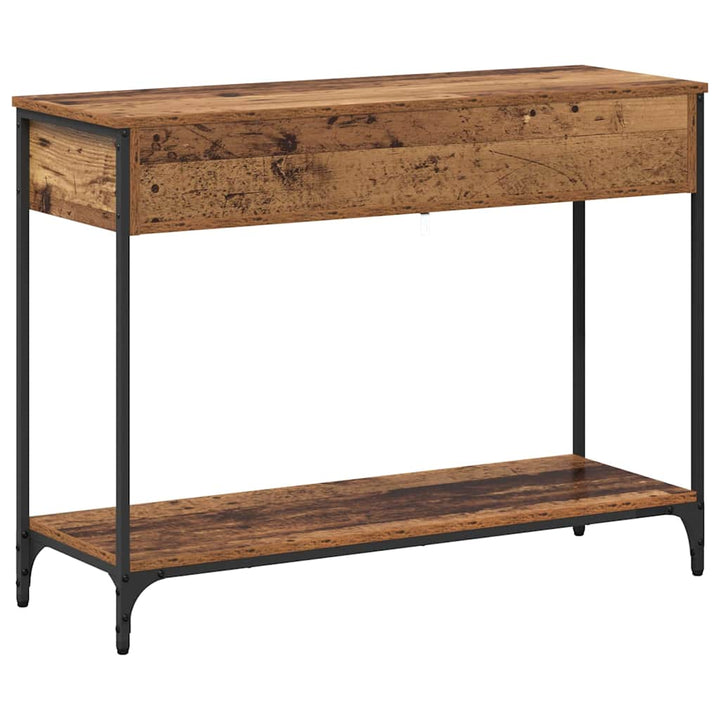 Konsolbord Gammalt Trä 100 X 34.5 X 75 Cm Konstruerat Trä