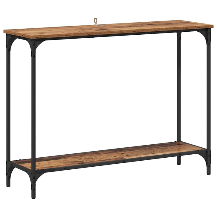 Konsolbord Gammalt Trä 101 X 30.5 X 75 Cm Konstruerat Trä
