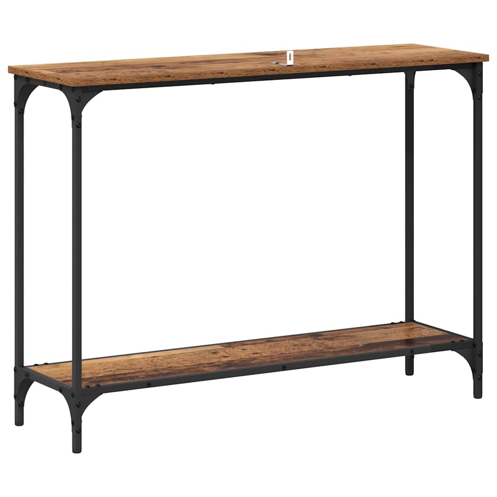 Konsolbord Gammalt Trä 101 X 30.5 X 75 Cm Konstruerat Trä