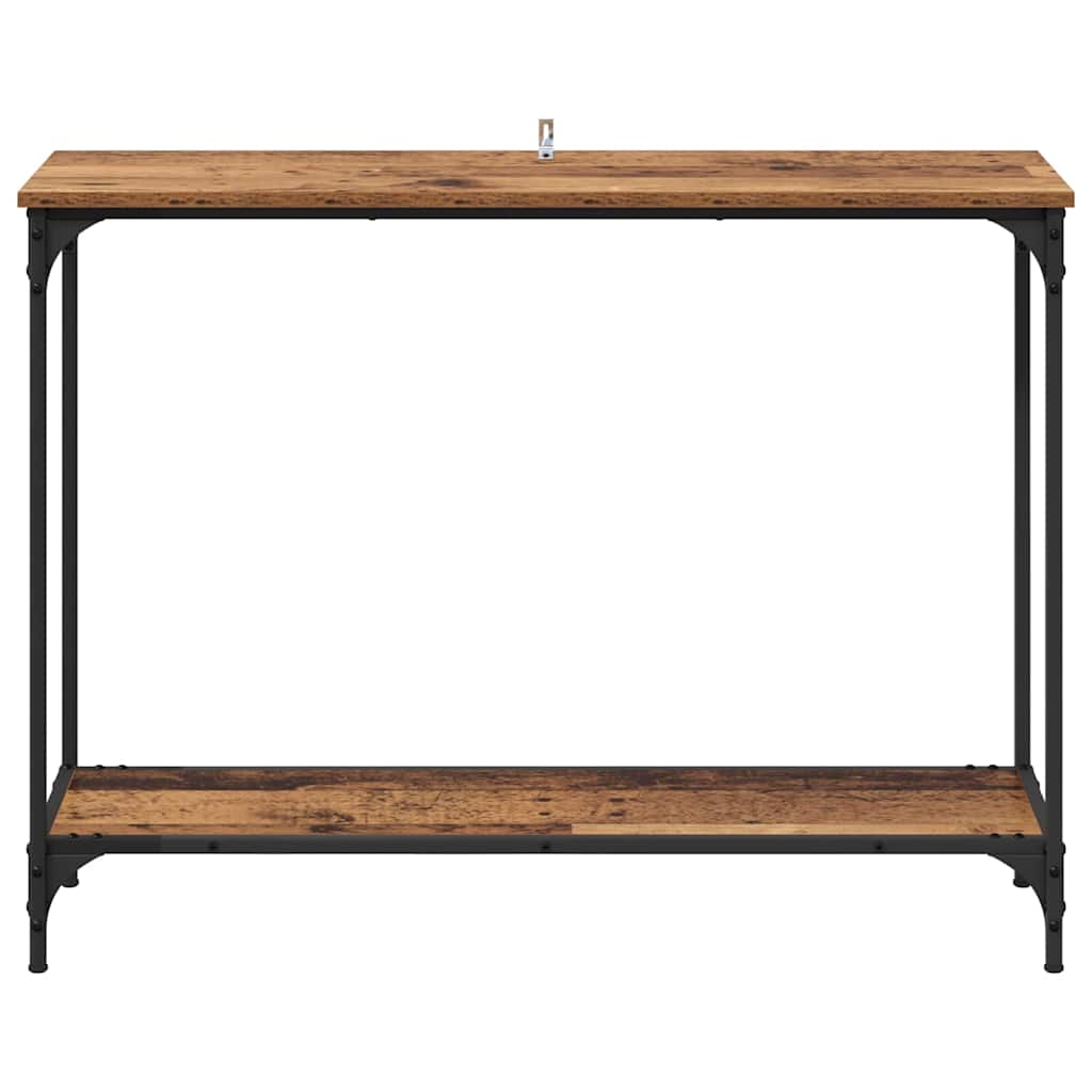 Konsolbord Gammalt Trä 101 X 30.5 X 75 Cm Konstruerat Trä