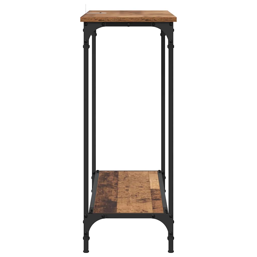 Konsolbord Gammalt Trä 101 X 30.5 X 75 Cm Konstruerat Trä