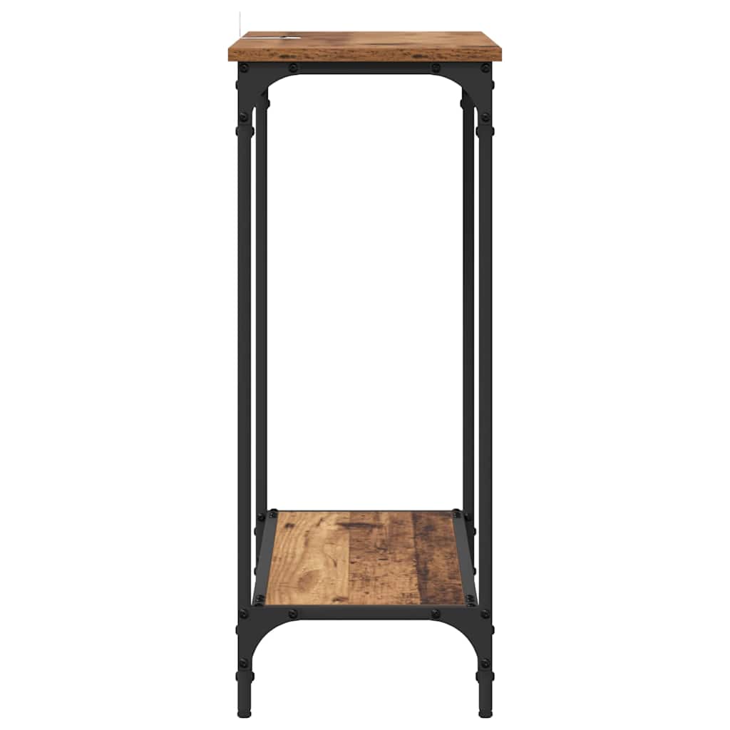 Konsolbord Gammalt Trä 75 X 30.5 X 75 Cm Konstruerat Trä