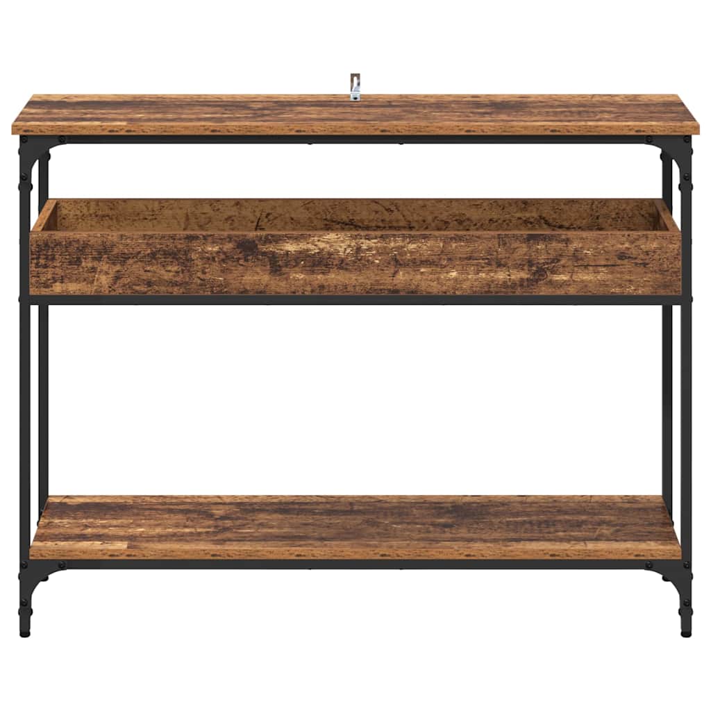 Konsolbord Gammalt Trä 100 X 29 X 75 Cm Konstruerat Trä