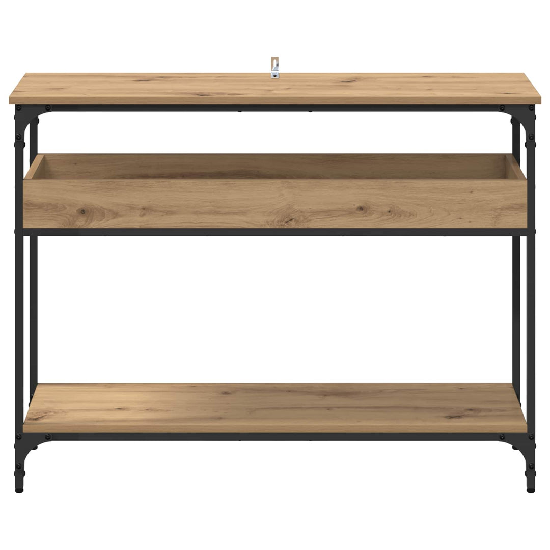 Konsolbord Artisan Ek 100 X 29 X 75 Cm Konstruerat Trä