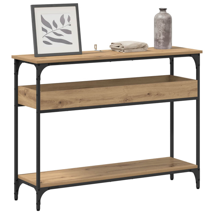 Konsolbord Artisan Ek 100 X 29 X 75 Cm Konstruerat Trä