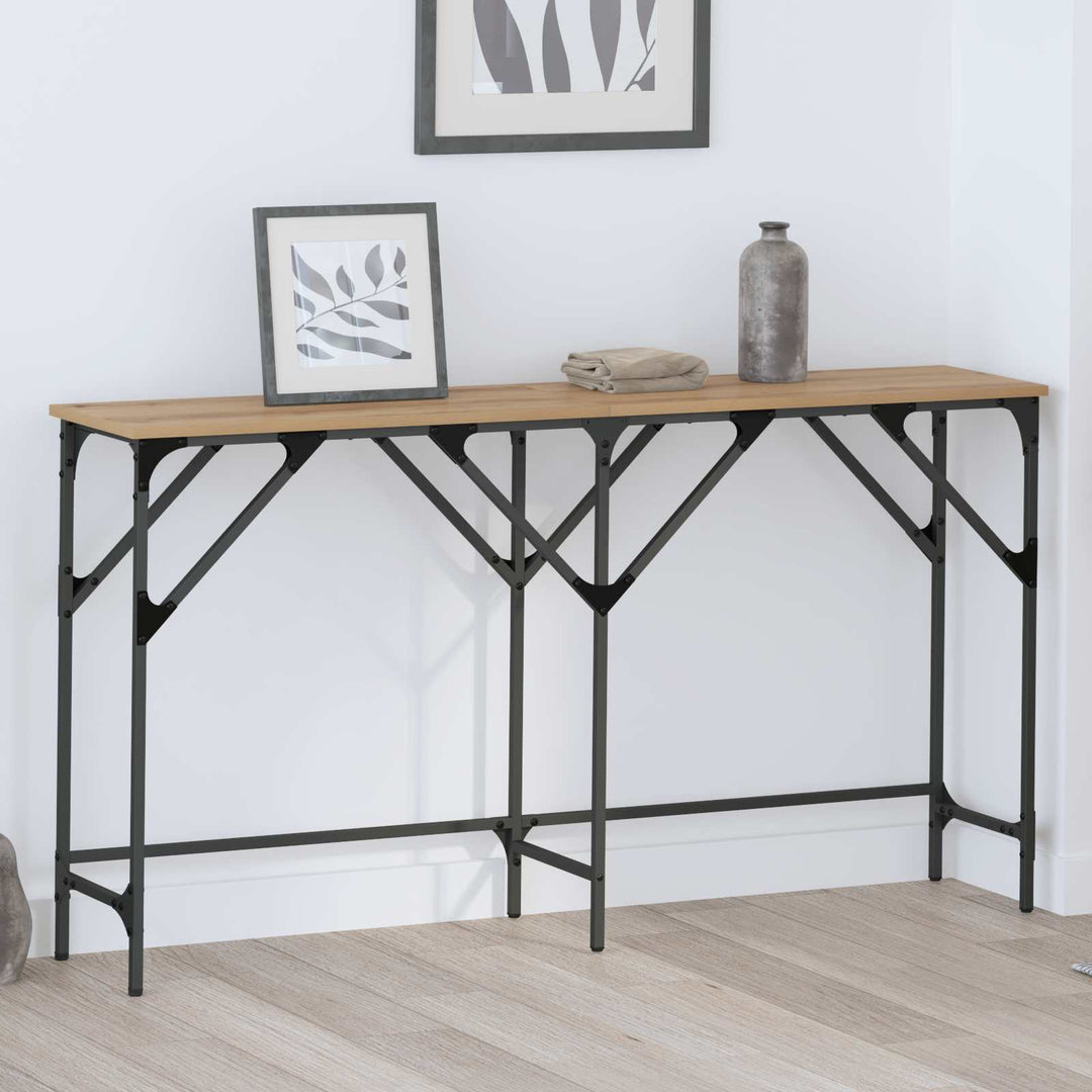 Konsolbord Artisan Ek 140 X 29 X 75 Cm Konstruerat Trä