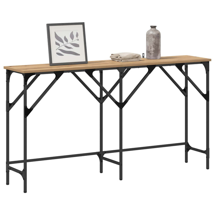 Konsolbord Artisan Ek 140 X 29 X 75 Cm Konstruerat Trä