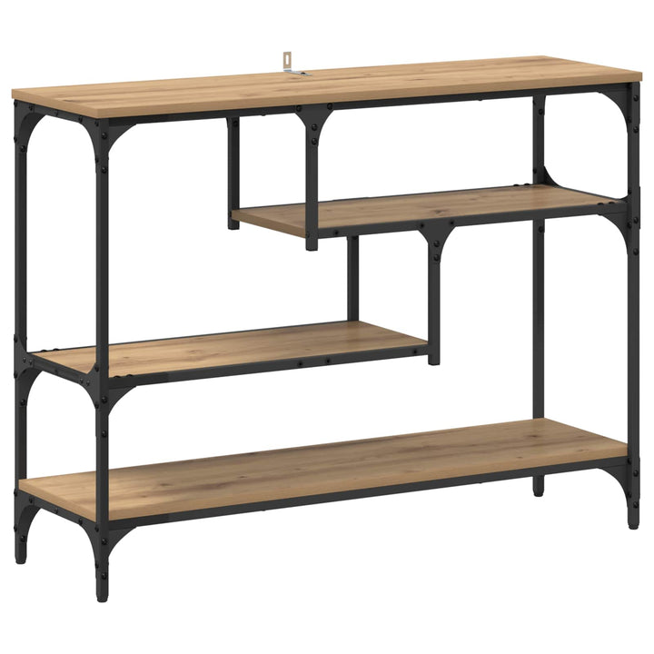Konsolbord Artisan Ek 100 X 30 X 75 Cm Konstruerat Trä