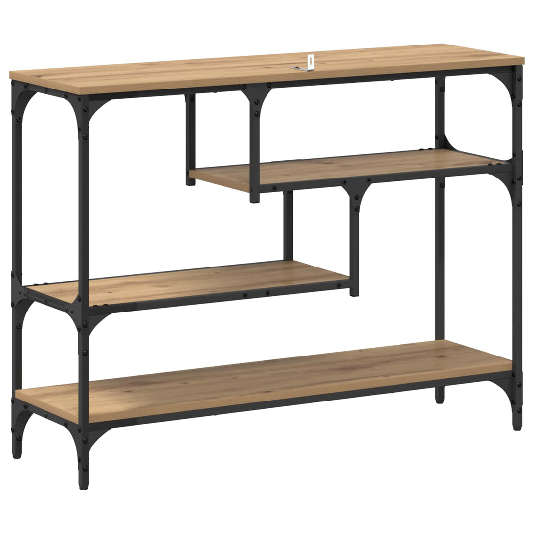 Konsolbord Artisan Ek 100 X 30 X 75 Cm Konstruerat Trä