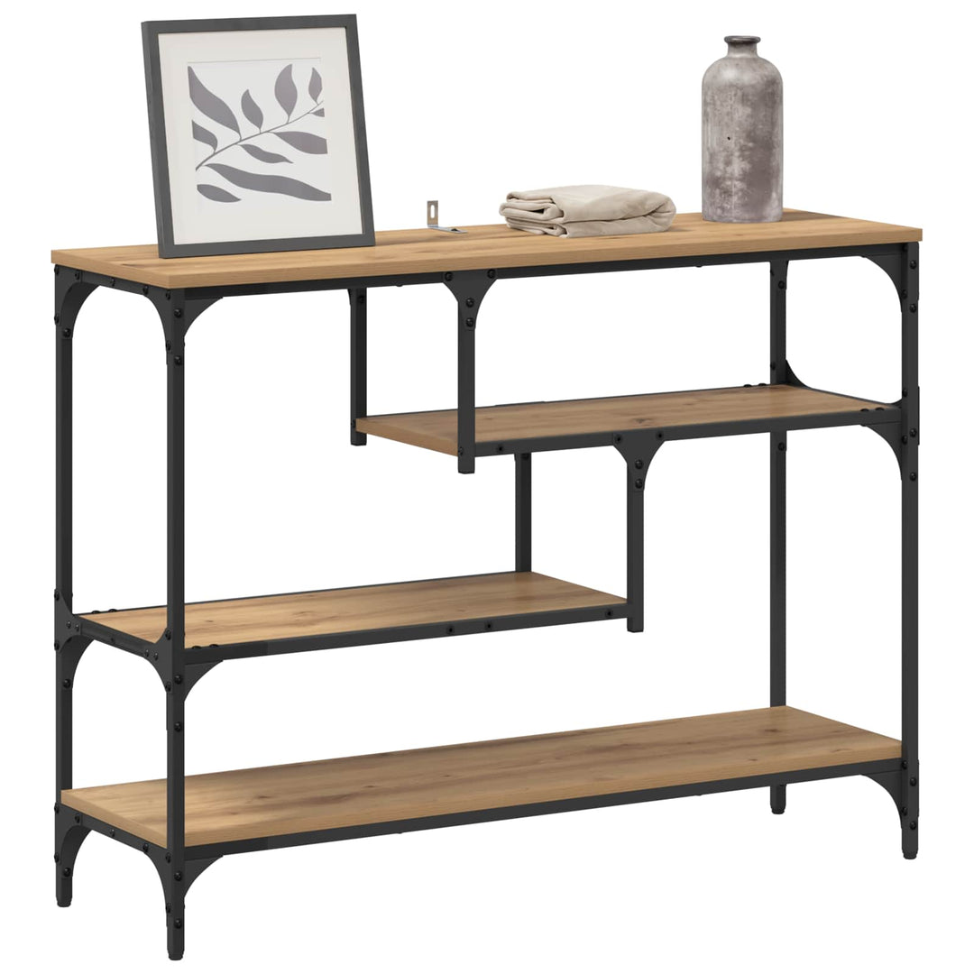 Konsolbord Artisan Ek 100 X 30 X 75 Cm Konstruerat Trä