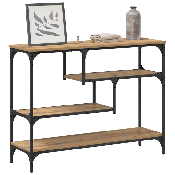 Konsolbord Artisan Ek 100 X 30 X 75 Cm Konstruerat Trä