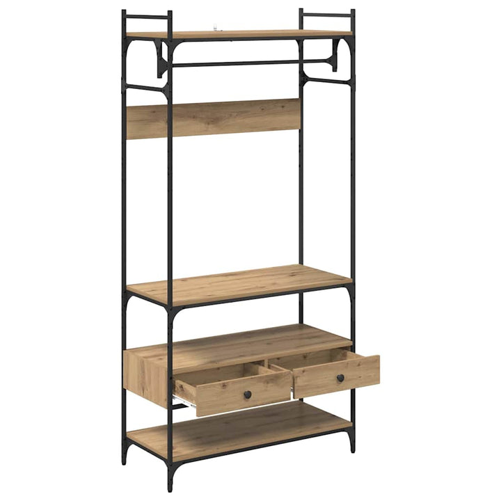 Garderob Artisan Ek 89 X 39 X 184.5 Cm Konstruerat Trä