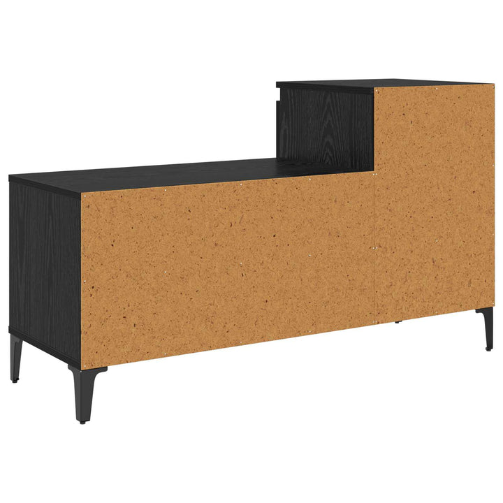 Skoskåp 102 X 36 X 60 Cm Konstruerat Trä Svart Ek