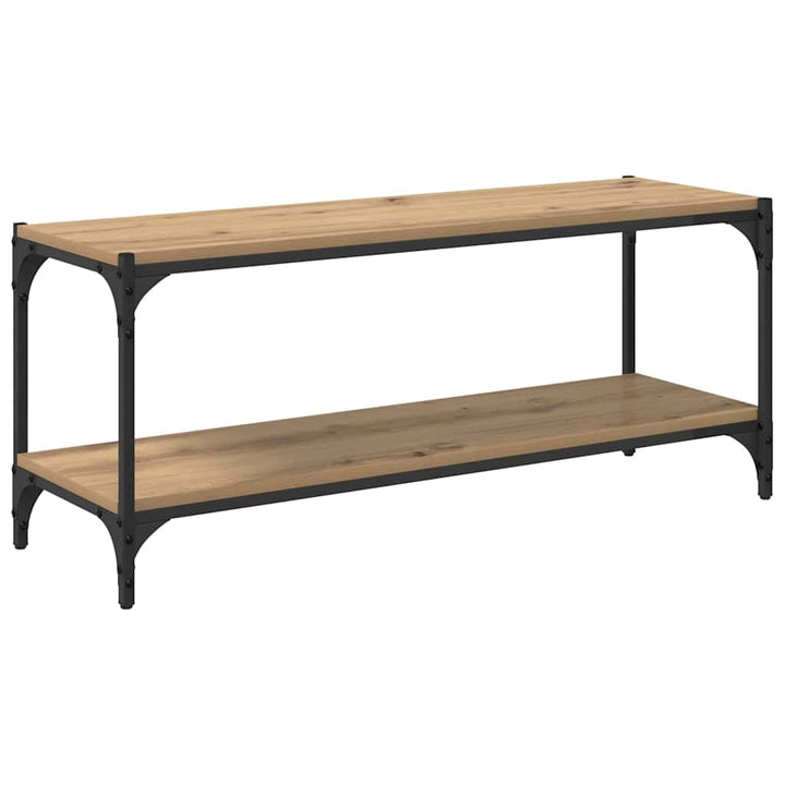 Tv-Skåp Artisan Ek 100X33X41Cm Konstruerat Trä Och Järn