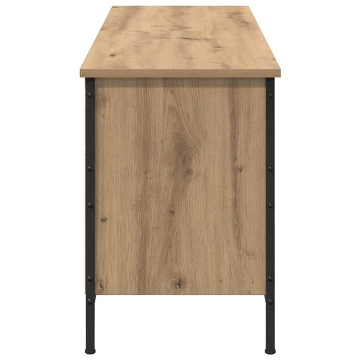 Skoskåp 131 X 35 X 50 Cm Konstruerat Trä Och Järn Artisan-Ek
