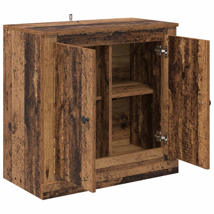 Sideboard Gammalt Trä 70 X 35,5 X 67,5 Cm Konstruerat Trä