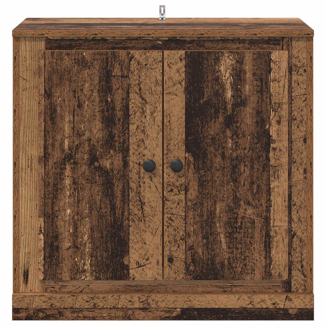 Sideboard Gammalt Trä 70 X 35,5 X 67,5 Cm Konstruerat Trä