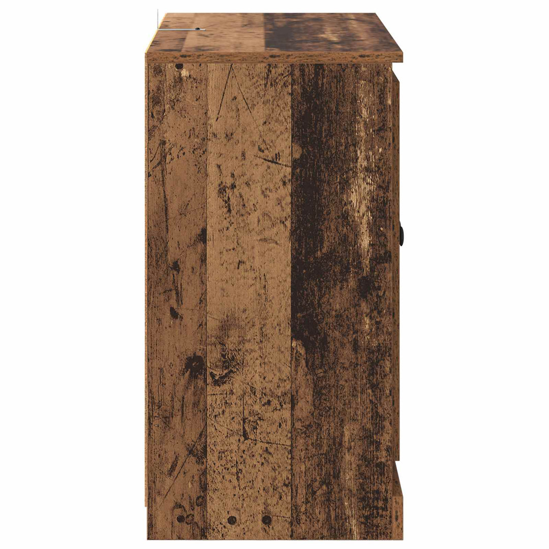 Sideboard Gammalt Trä 70 X 35,5 X 67,5 Cm Konstruerat Trä
