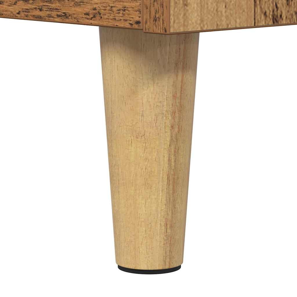 Skivskåp 121 X 38 X 48 Cm Konstruerat Trä Gammalt Trä