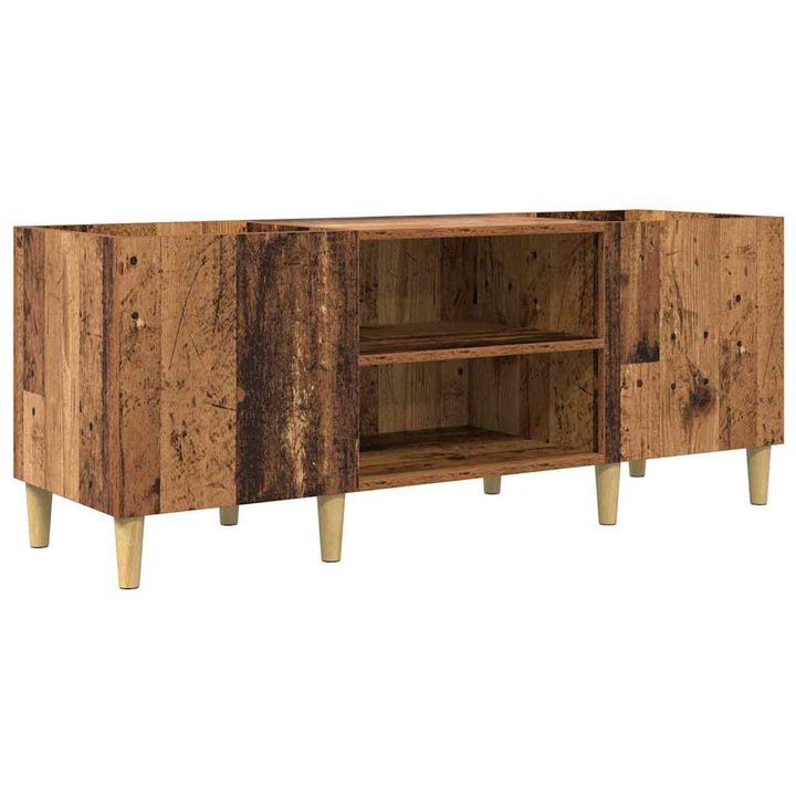 Skivskåp 121 X 38 X 48 Cm Konstruerat Trä Gammalt Trä