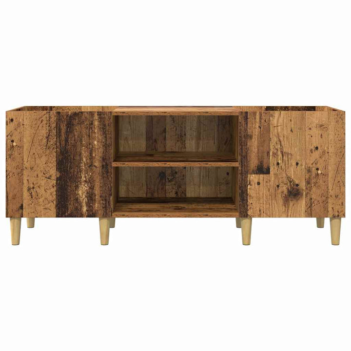 Skivskåp 121 X 38 X 48 Cm Konstruerat Trä Gammalt Trä