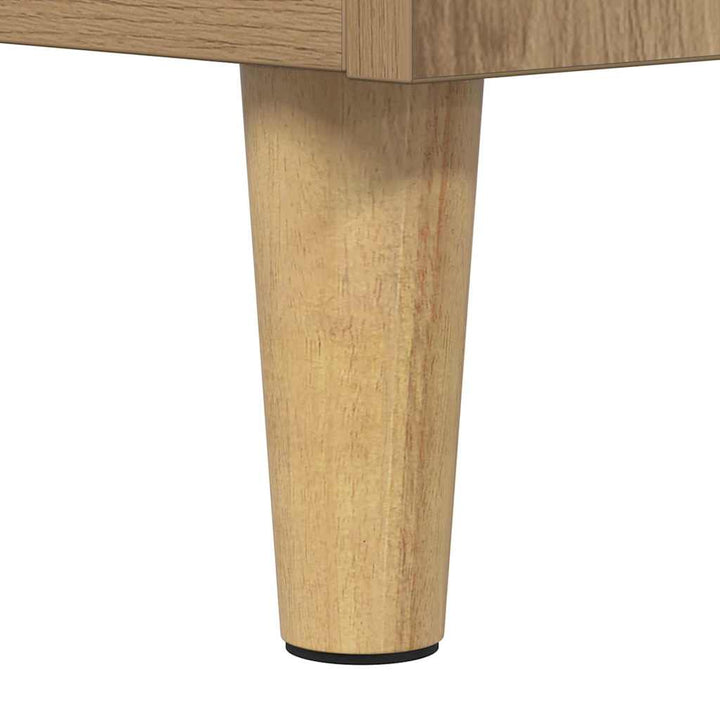Skivskåp 121 X 38 X 48 Cm Konstruerat Trä Artisan Ek