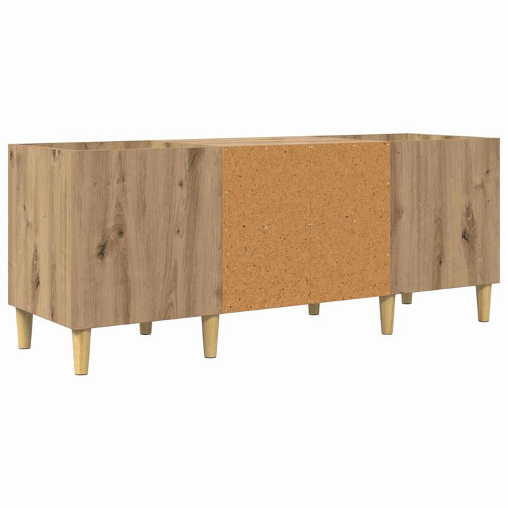 Skivskåp 121 X 38 X 48 Cm Konstruerat Trä Artisan Ek