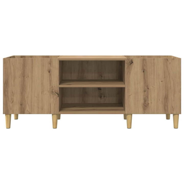 Skivskåp 121 X 38 X 48 Cm Konstruerat Trä Artisan Ek