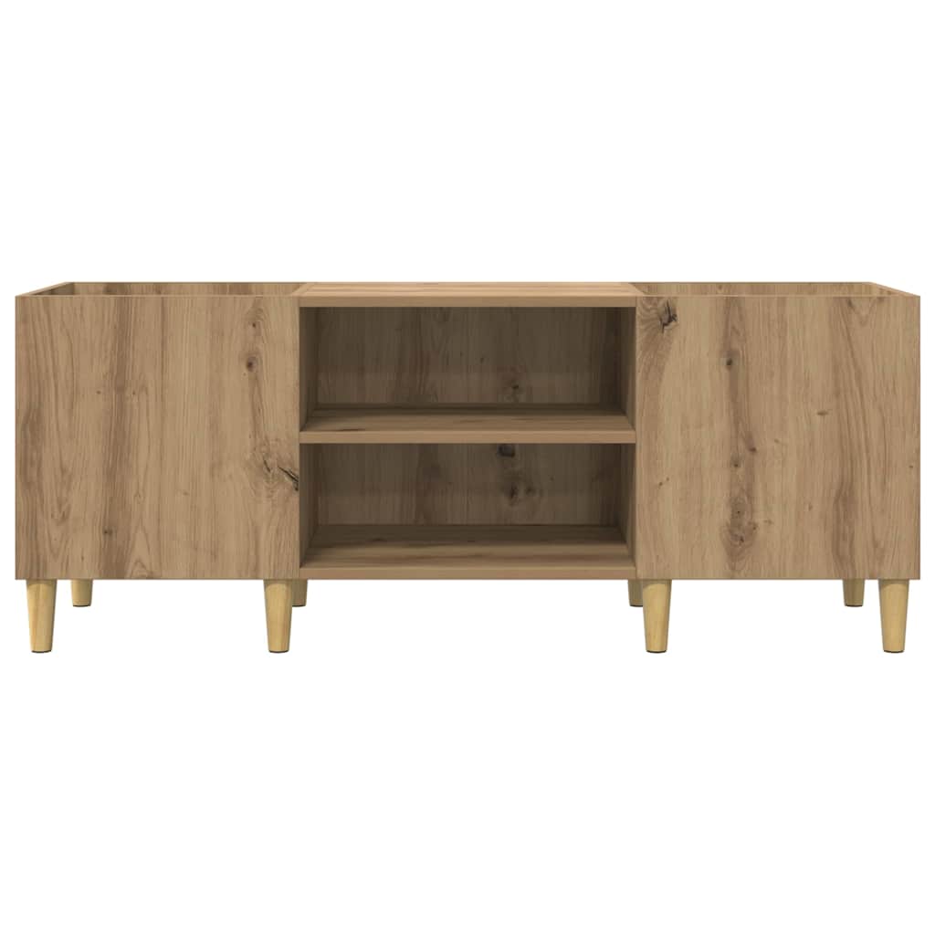 Skivskåp 121 X 38 X 48 Cm Konstruerat Trä Artisan Ek