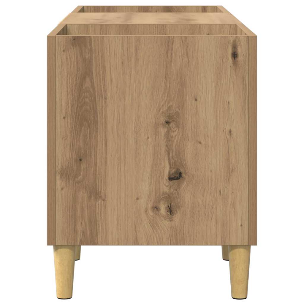Skivskåp 121 X 38 X 48 Cm Konstruerat Trä Artisan Ek