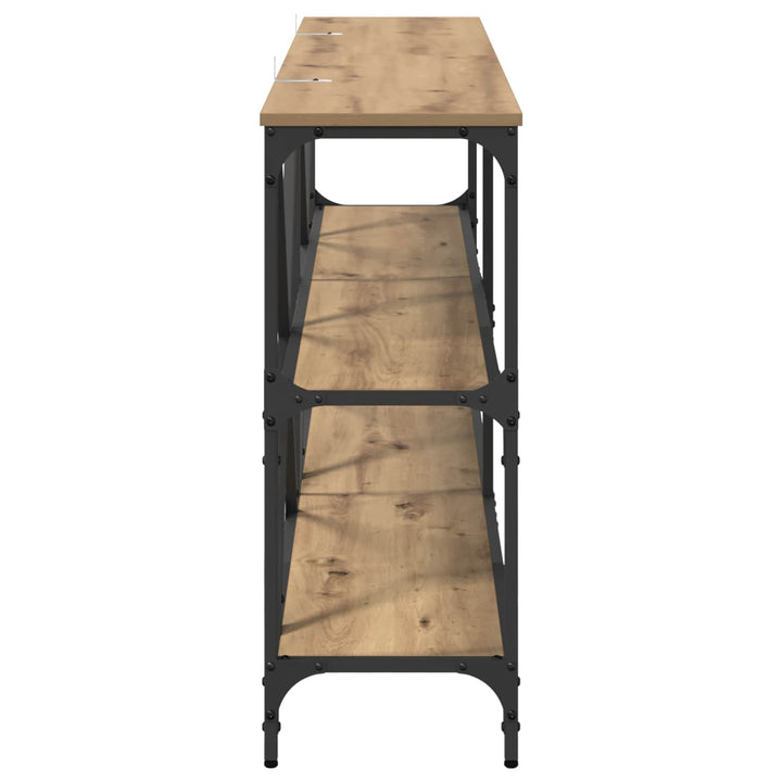 Konsolbord Artisan Ek 160 X 30 X 75 Cm Konstruerat Trä