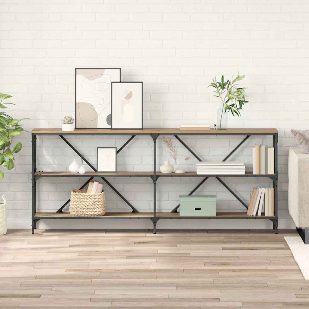 Konsolbord Artisan Ek 180 X 30 X 75 Cm Konstruerat Trä