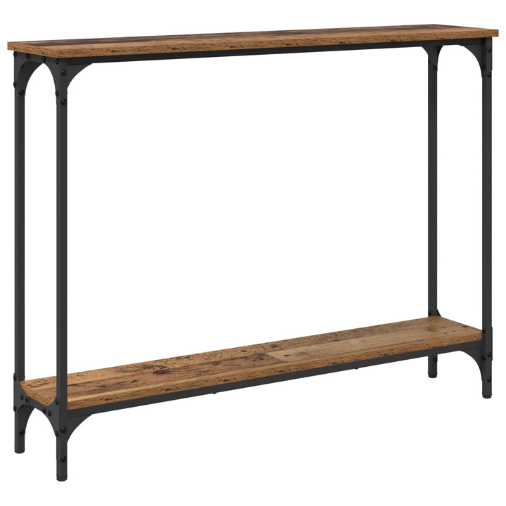 Konsolbord Gammalt Trä 100 X 22,5 X 75 Cm Konstruerat Trä