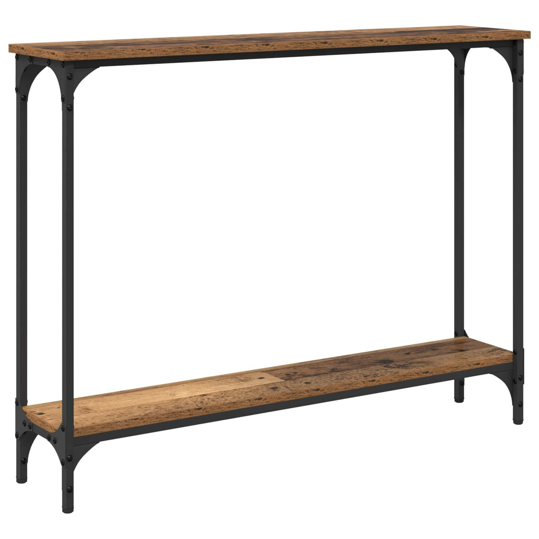 Konsolbord Gammalt Trä 100 X 22,5 X 75 Cm Konstruerat Trä