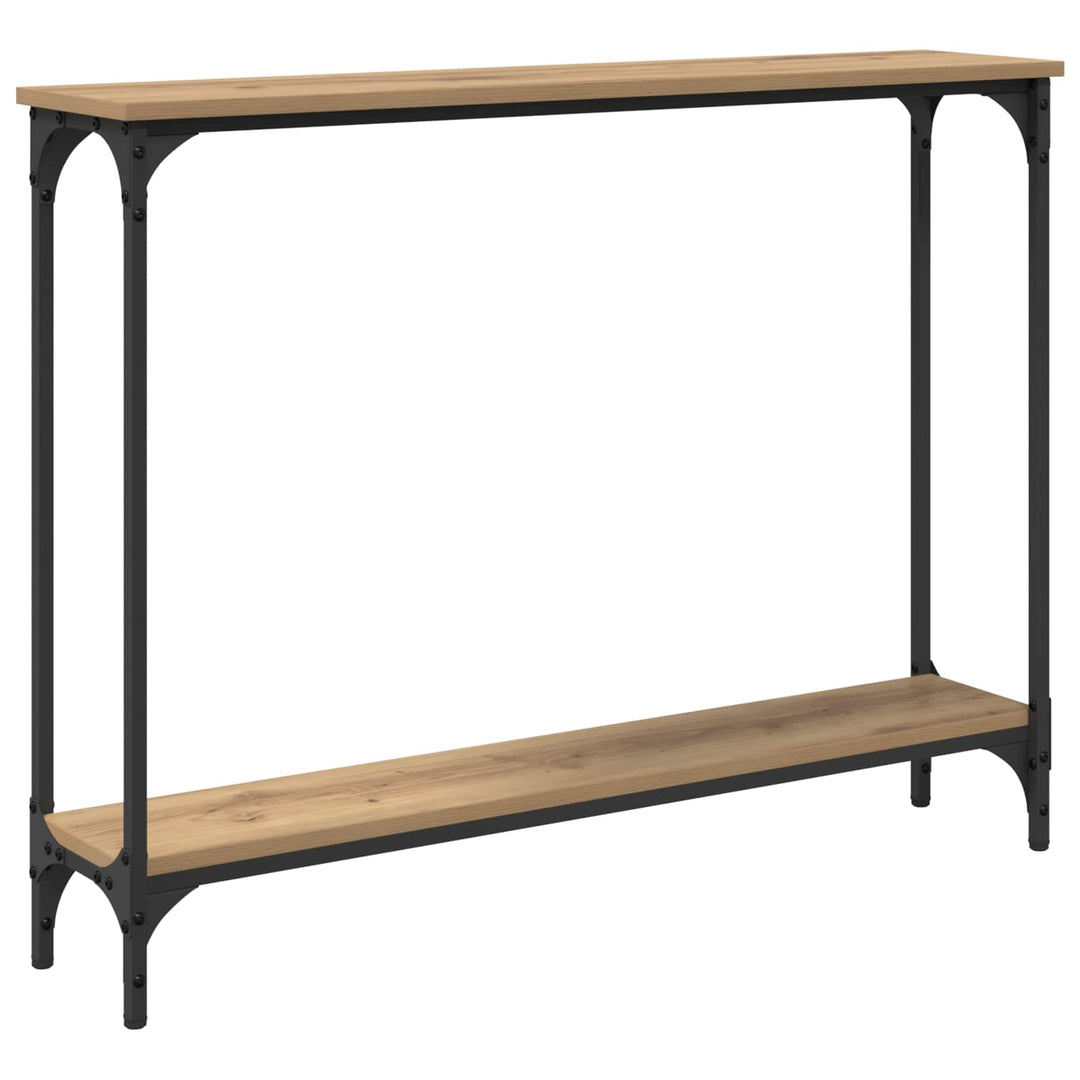 Konsolbord Artisan Ek 100 X 22,5 X 75 Cm Konstruerat Trä