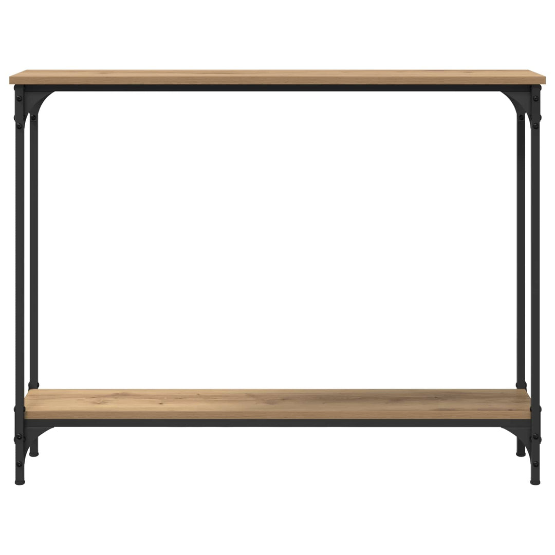 Konsolbord Artisan Ek 100 X 22,5 X 75 Cm Konstruerat Trä
