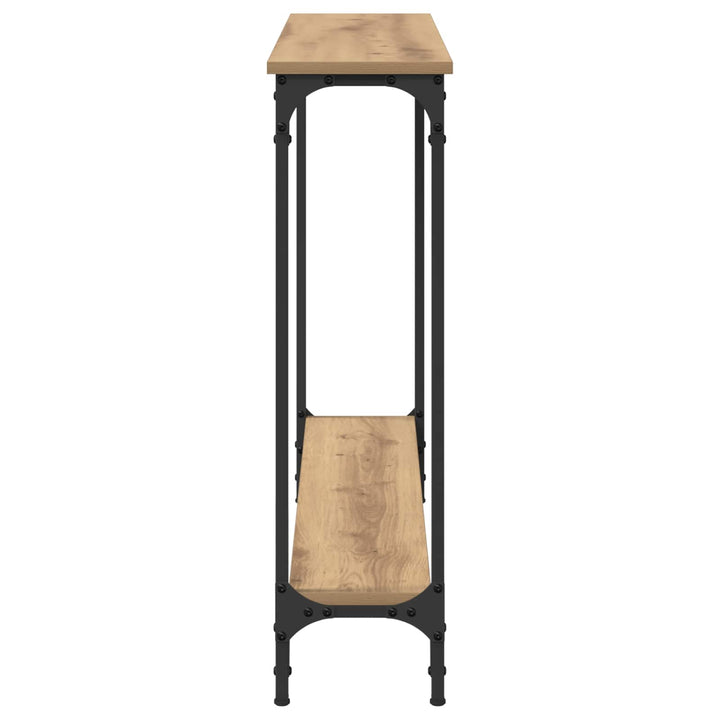 Konsolbord Artisan Ek 100 X 22,5 X 75 Cm Konstruerat Trä