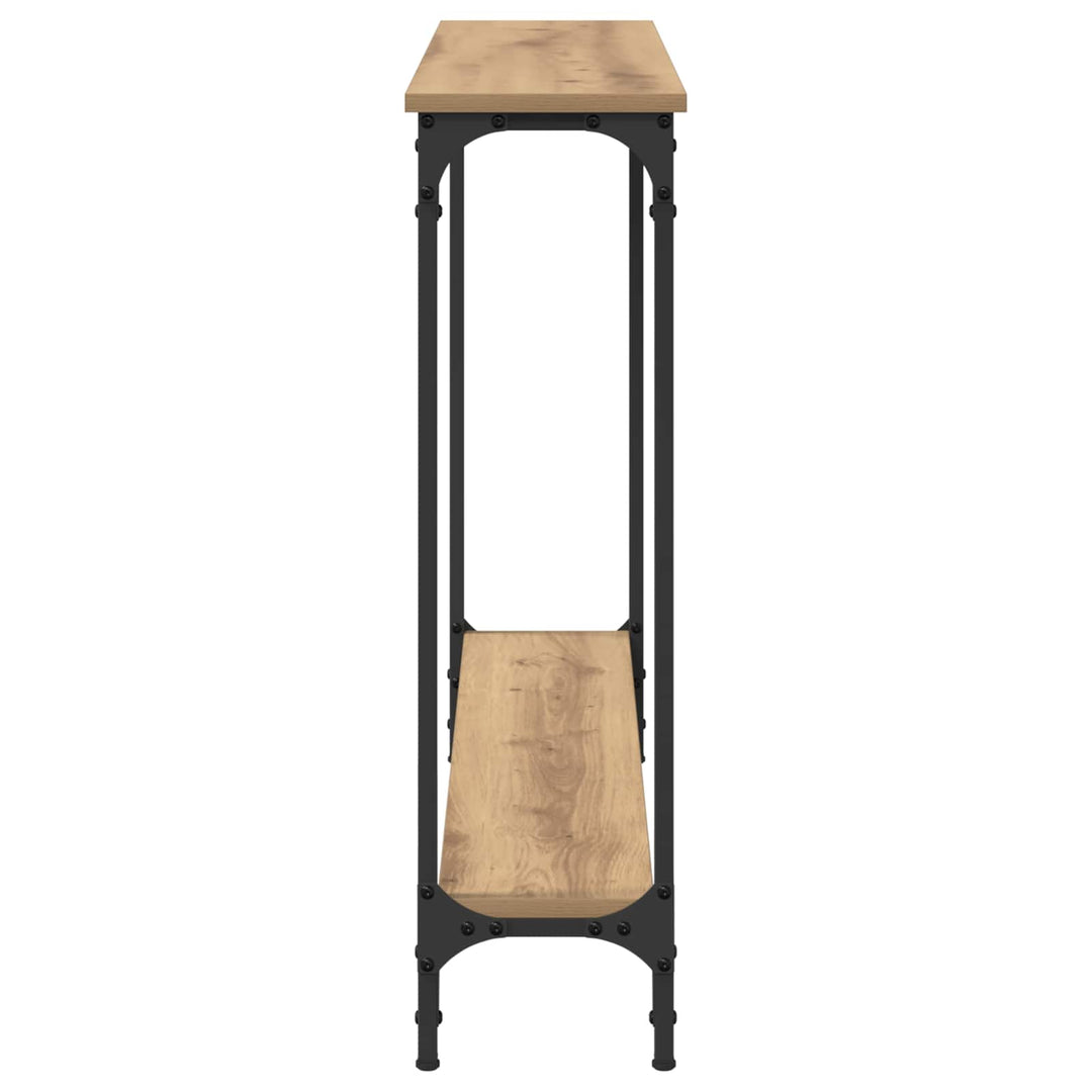 Konsolbord Artisan Ek 100 X 22,5 X 75 Cm Konstruerat Trä